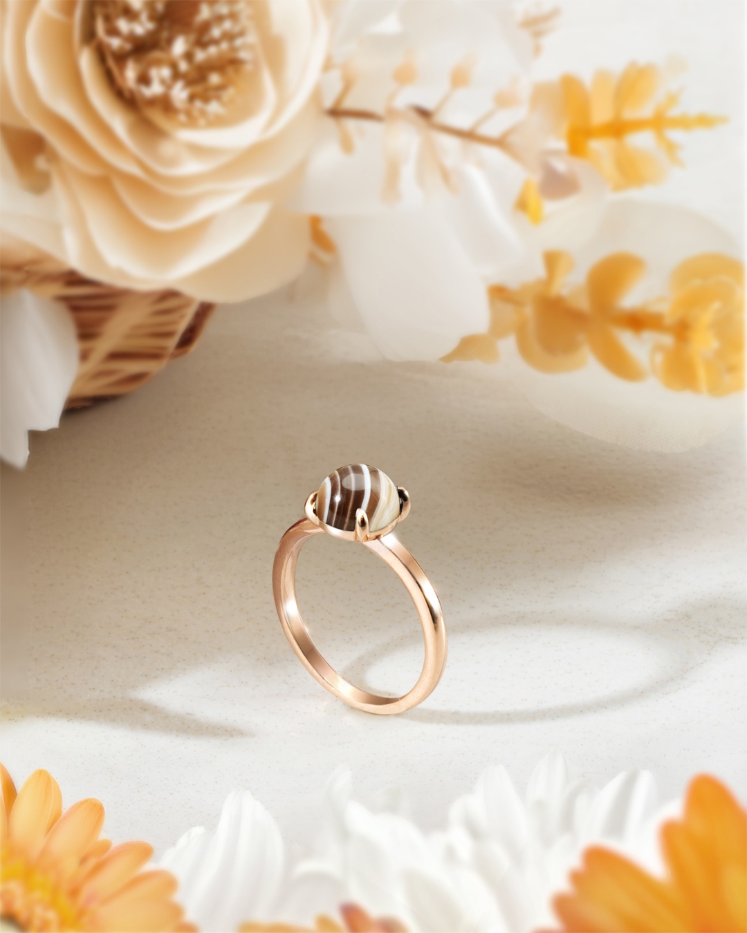 Packshot Ring Botswana Achat Avellia