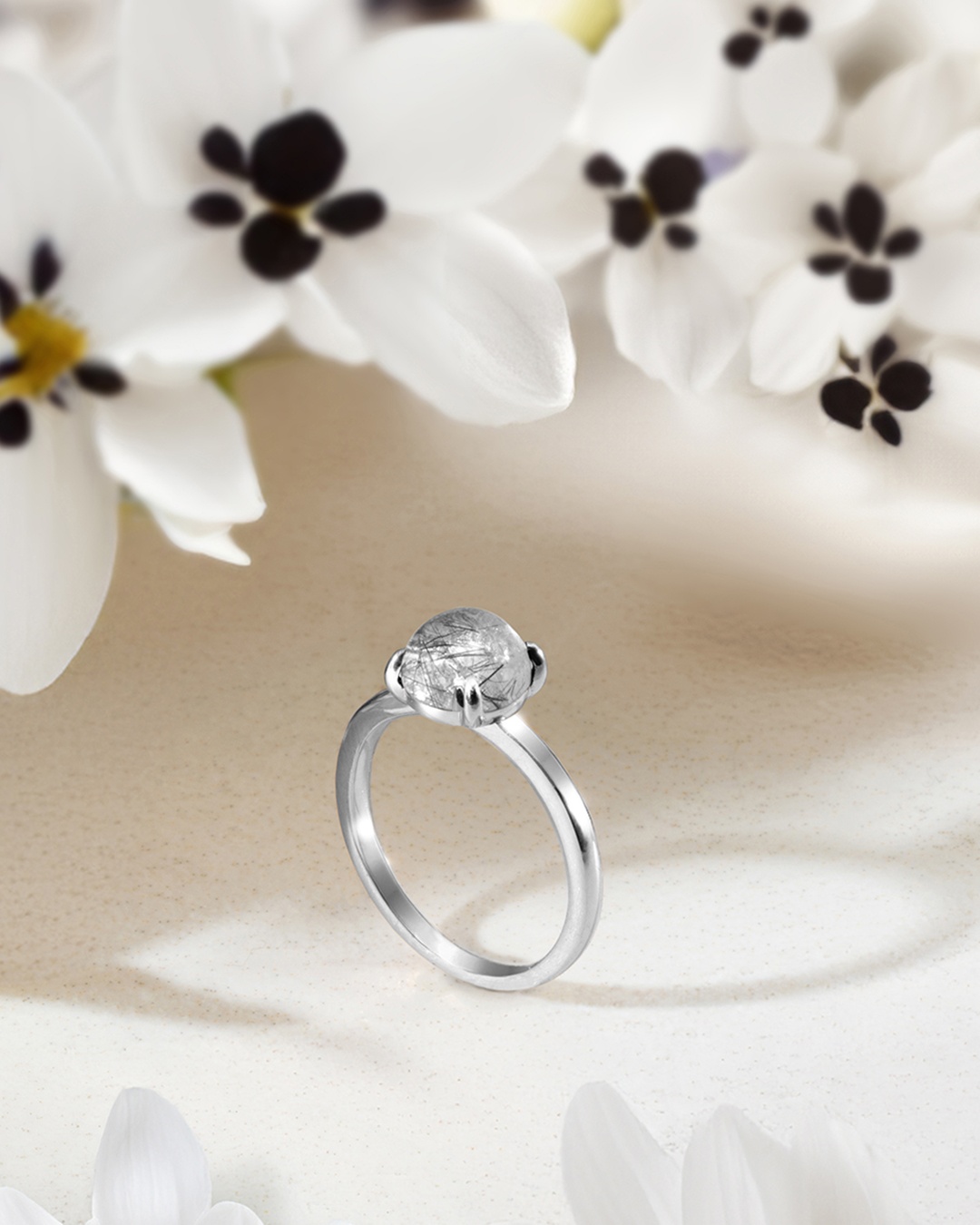 Packshot Ring Turmalin Rutilquarz Rimia