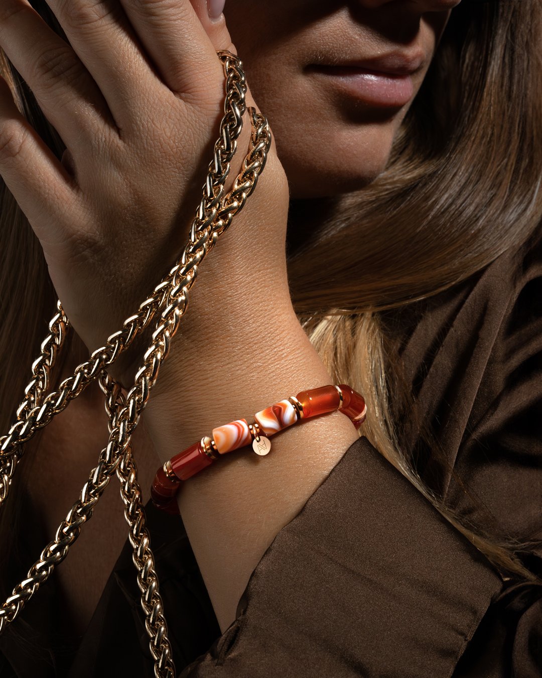 Armband Roter Achat Rossia