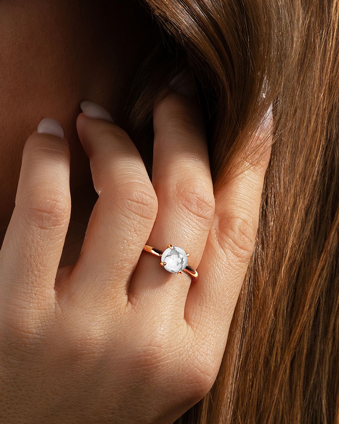 Ring Howlith Alcamia