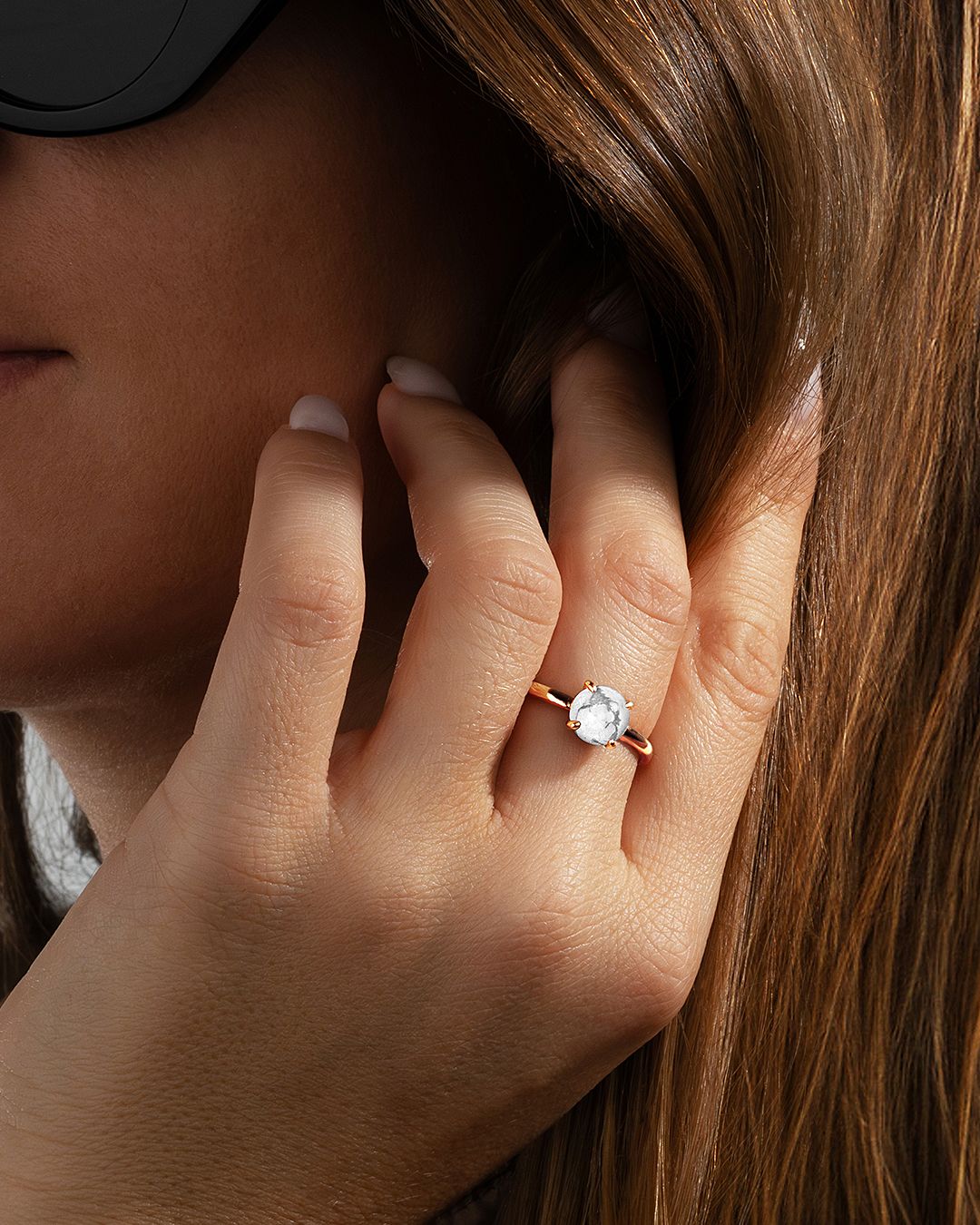 Lifestyle Ring Howlith Alcamia