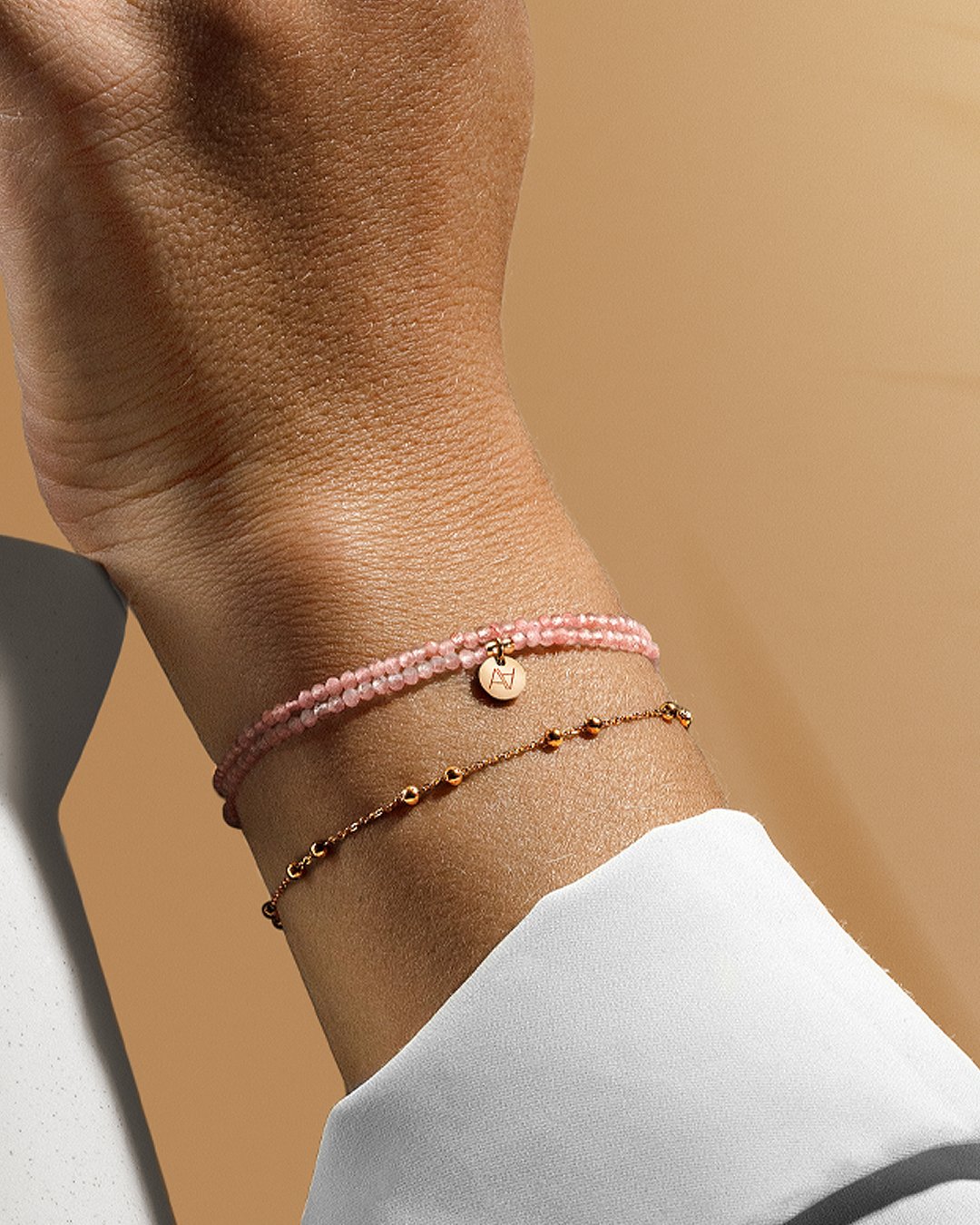 Lifestyle Armband Rosenquarz Comissillo