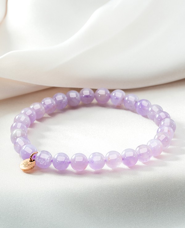 Lavendelamethyst Armband 6 mm