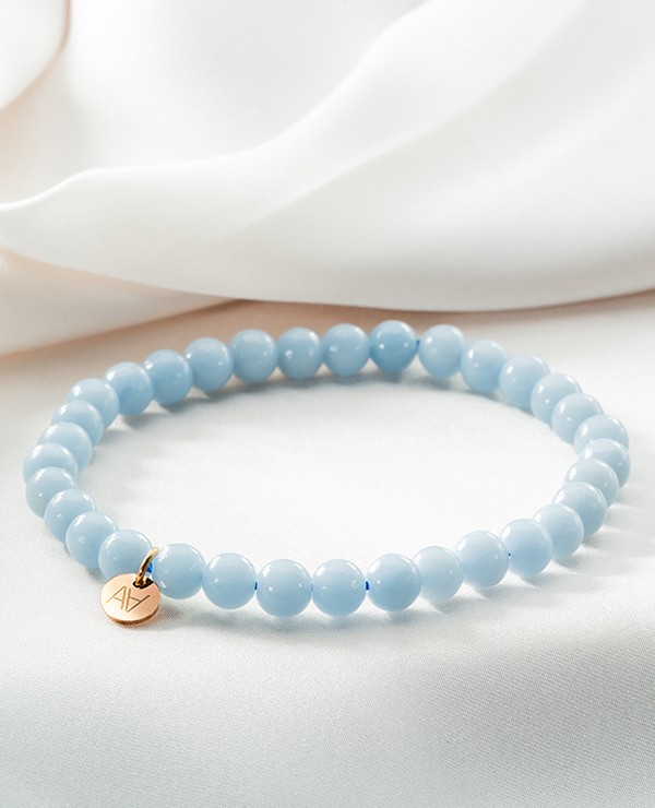 Angelit Armband 6 mm