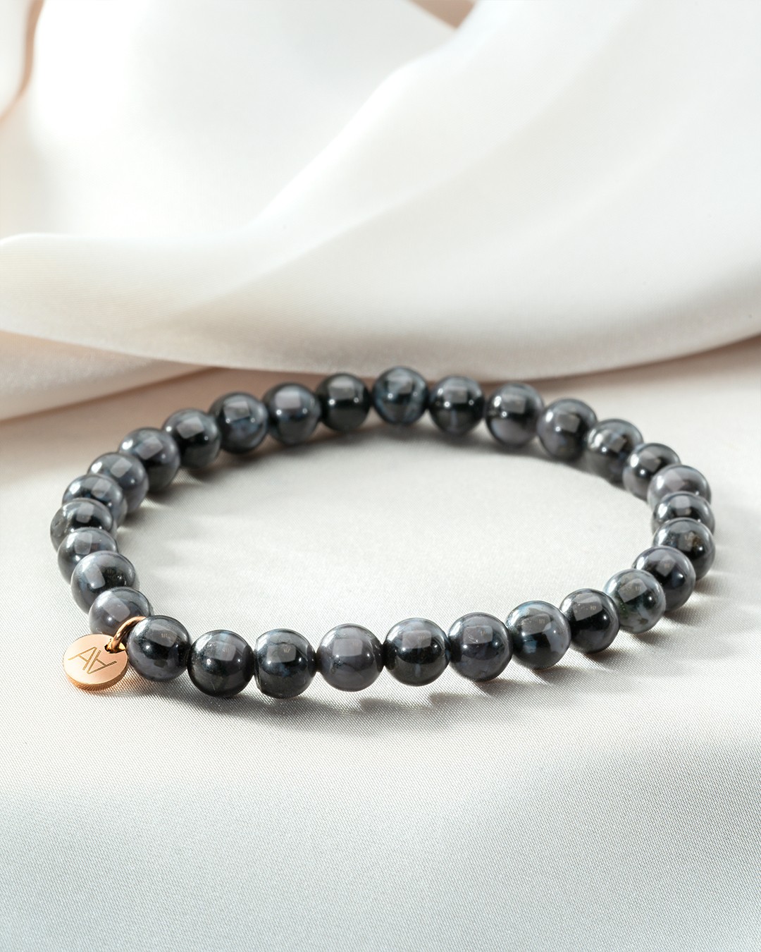 Armband Natursteine Gabbro Armband 6 mm