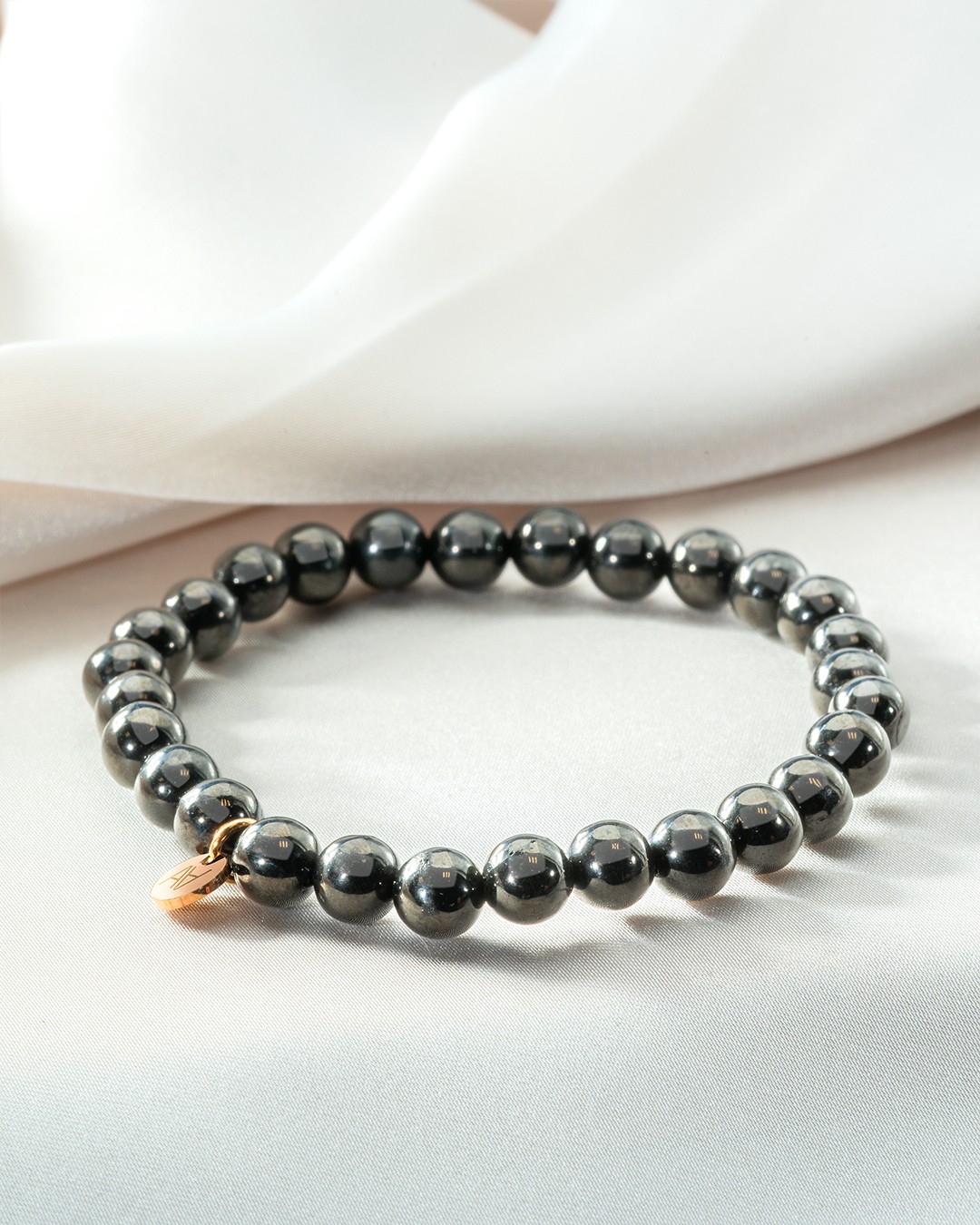 Armband Natursteine Gagat Armband 6 mm