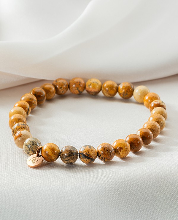 Landschaftsjaspis Armband 6 mm