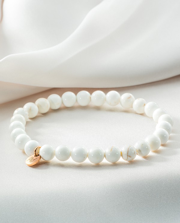 Magnesit Armband 6 mm