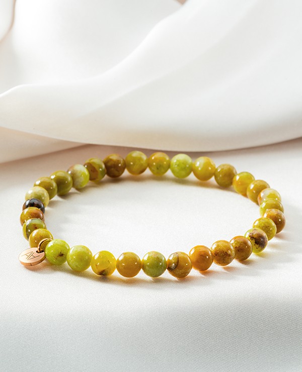 Grüner Opal Armband 6 mm