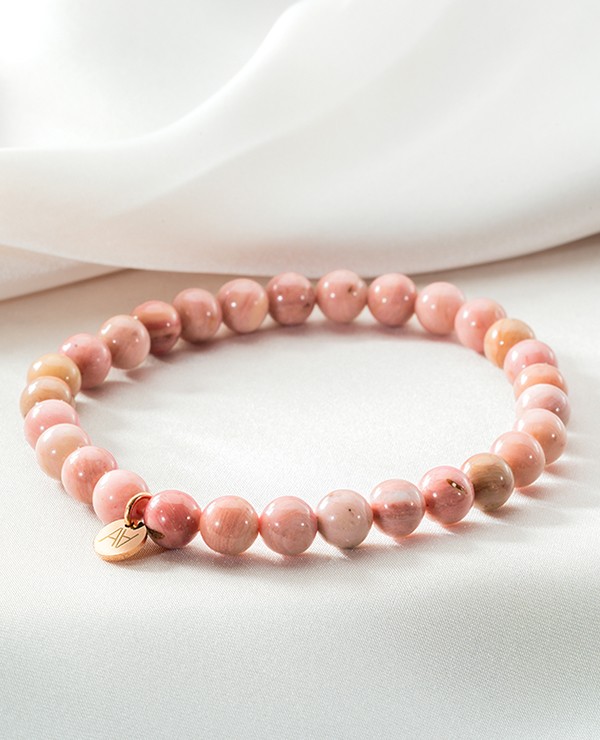 Rhodonit Australien Armband 6 mm