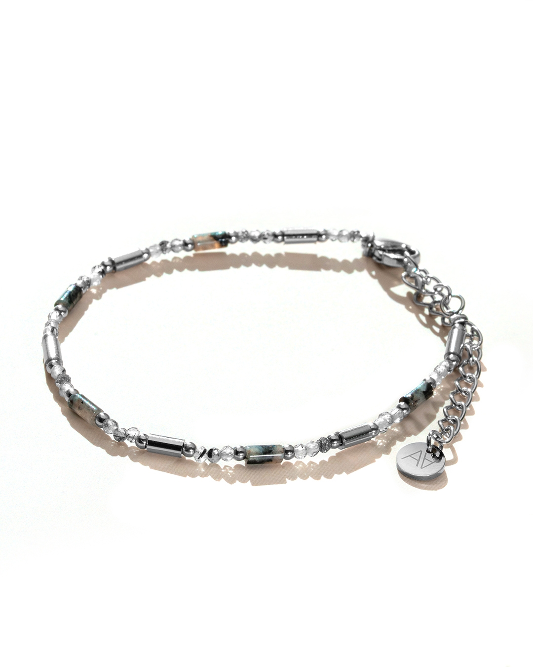 Packshot Armband Turmalinquarz und Labradorite Adranina