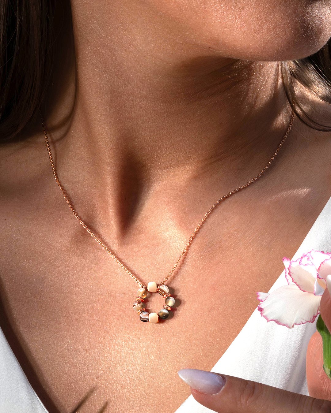 Anhänger Botswana Achatstein Savania