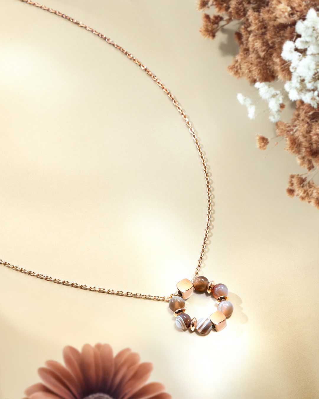 Packshot Anhänger Botswana Achatstein Savania