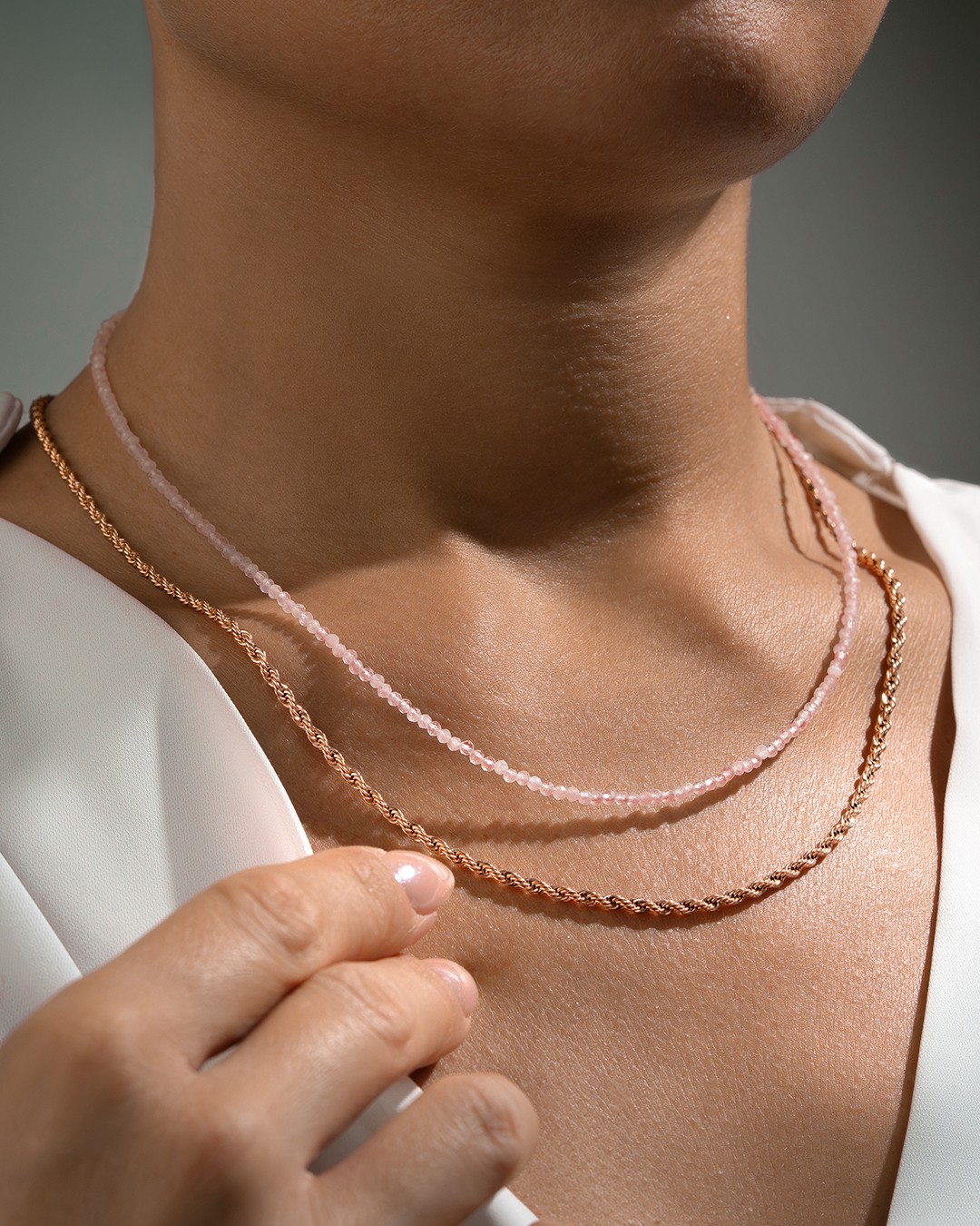 Lifestyle Anhänger  Rosenquarz Commia