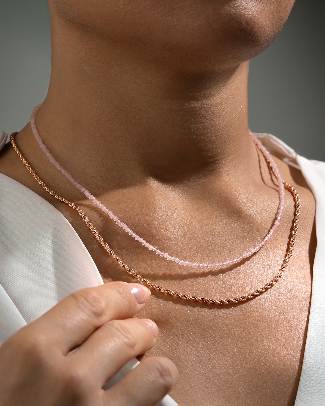 Lifestyle Anhänger  Rosenquarz Commia