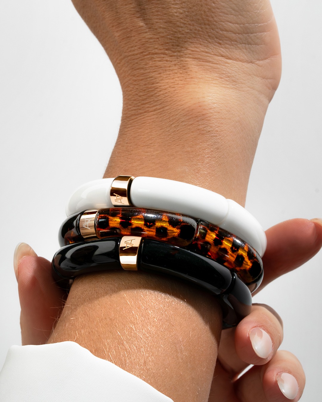 Armband Herbstlichter Tiefschwarz Sorano