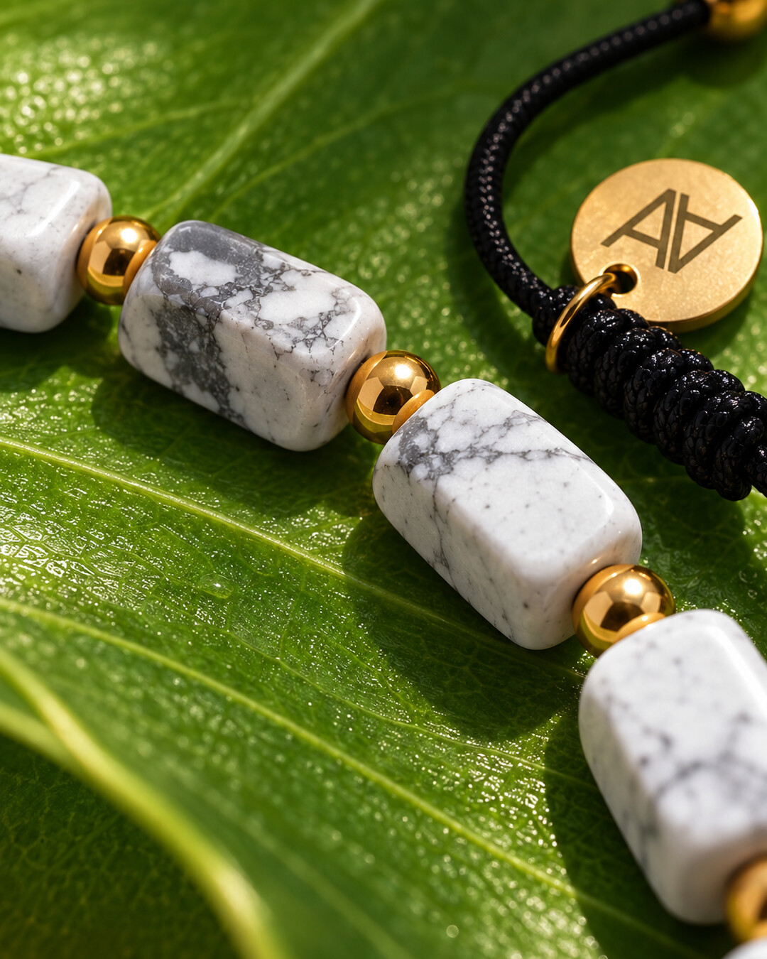 Armband Natursteine Marmorina