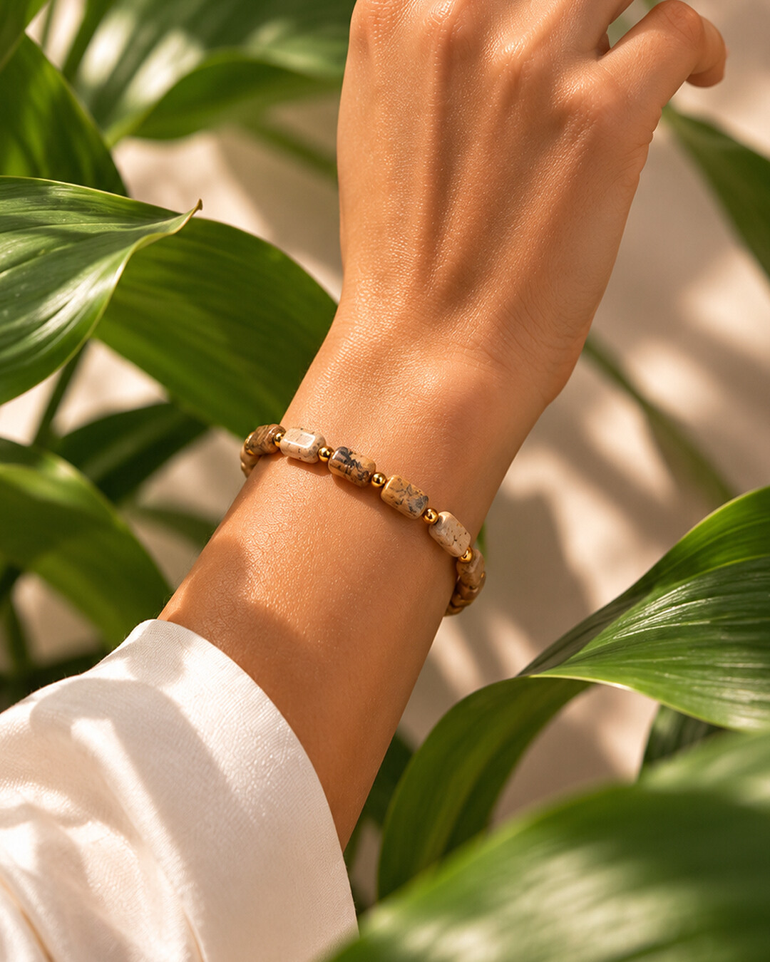 Armband Natursteine Sabbiola
