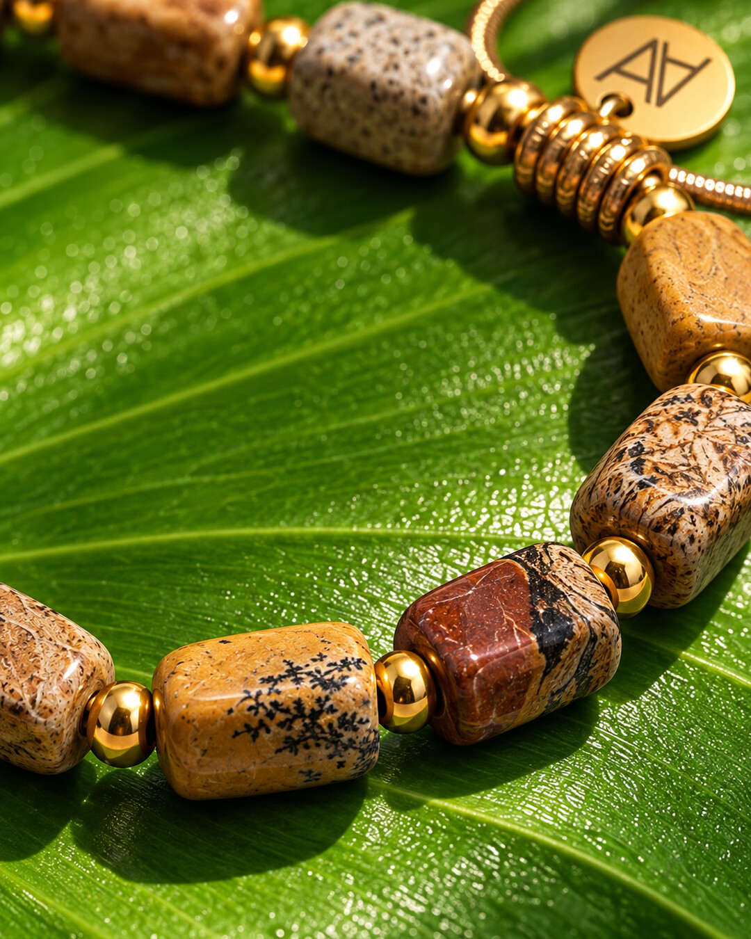 Armband Natursteine Sabbiola