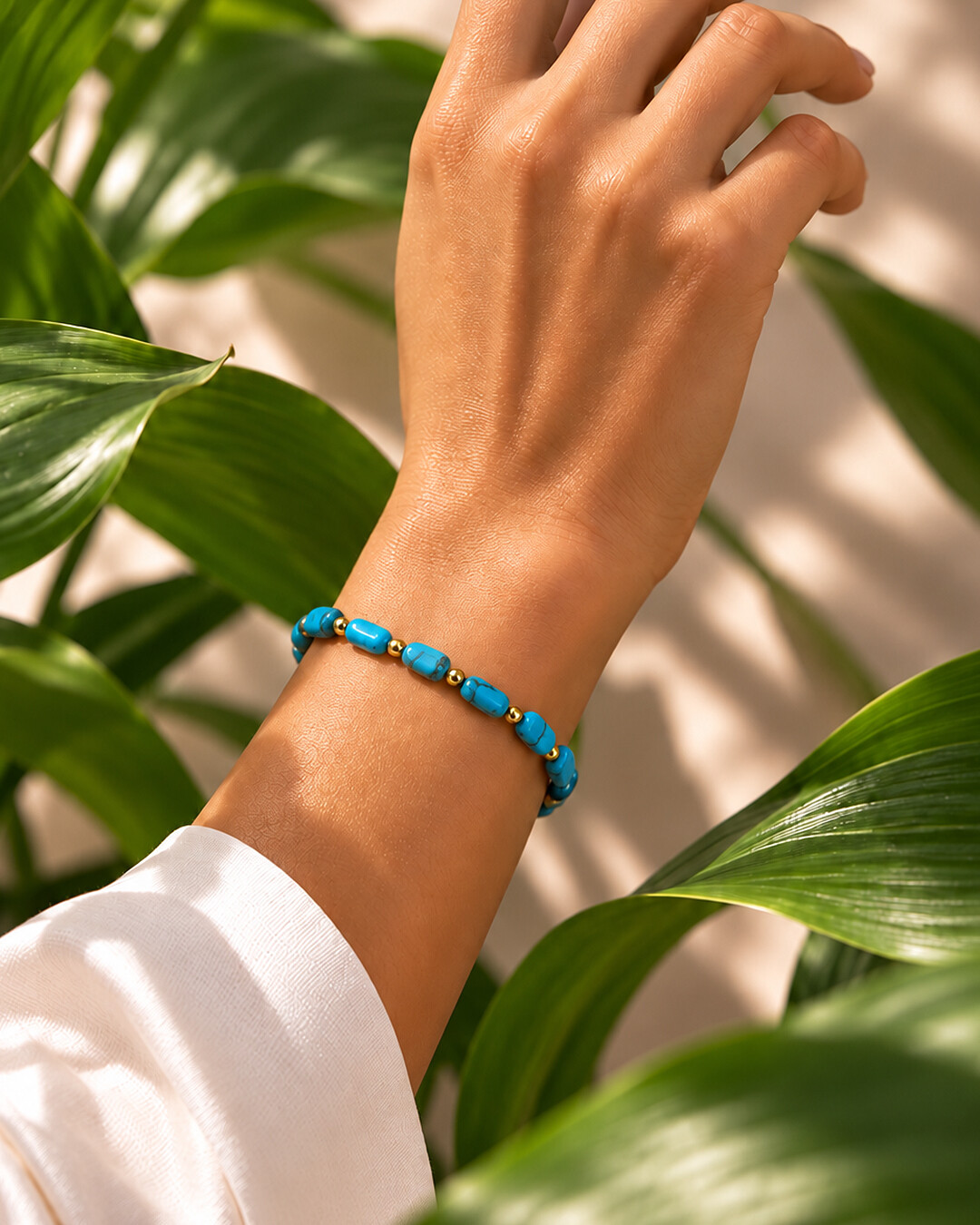 Armband Natursteine Turchesella