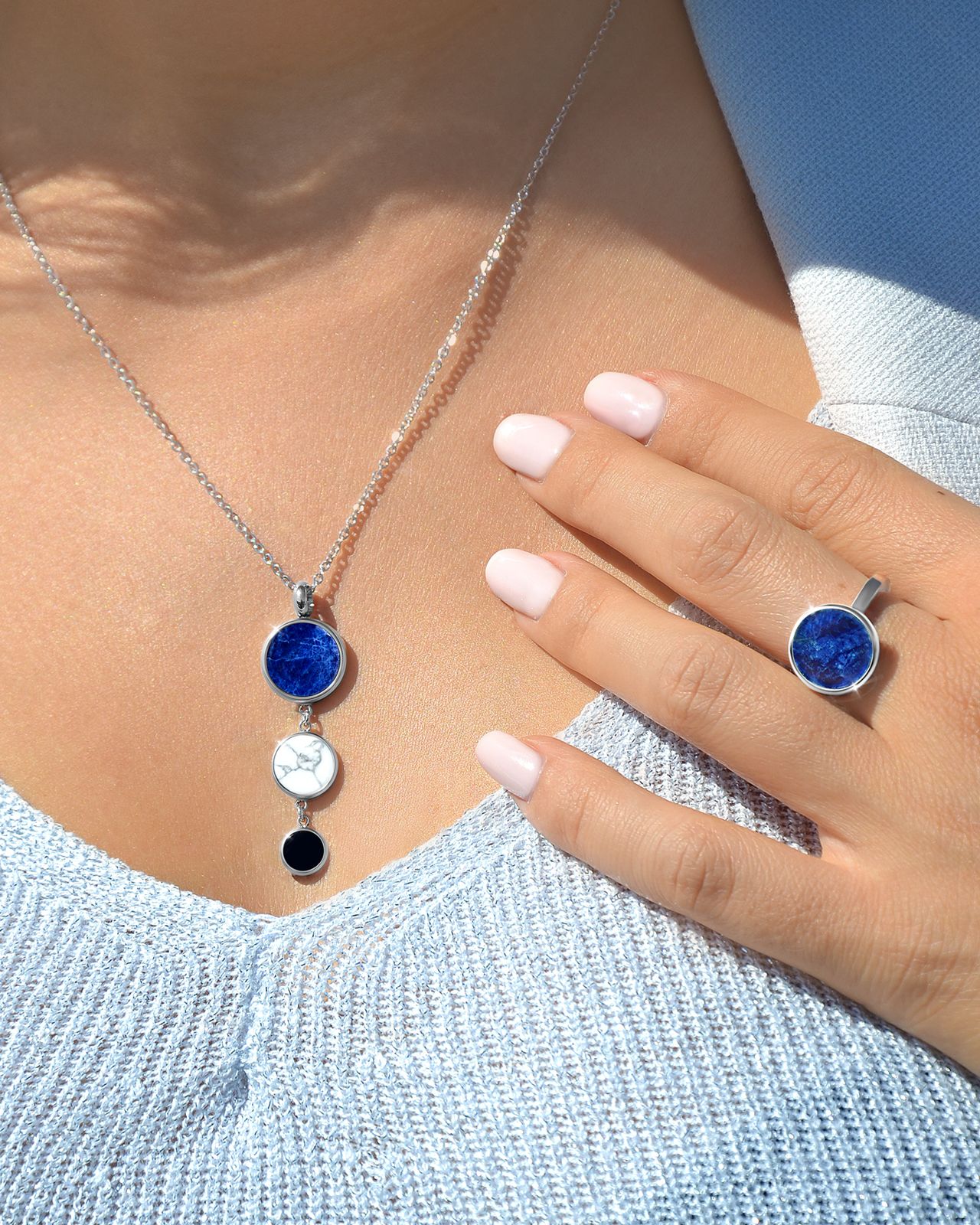 Lifestyle Ring  Sodalith Amaronia