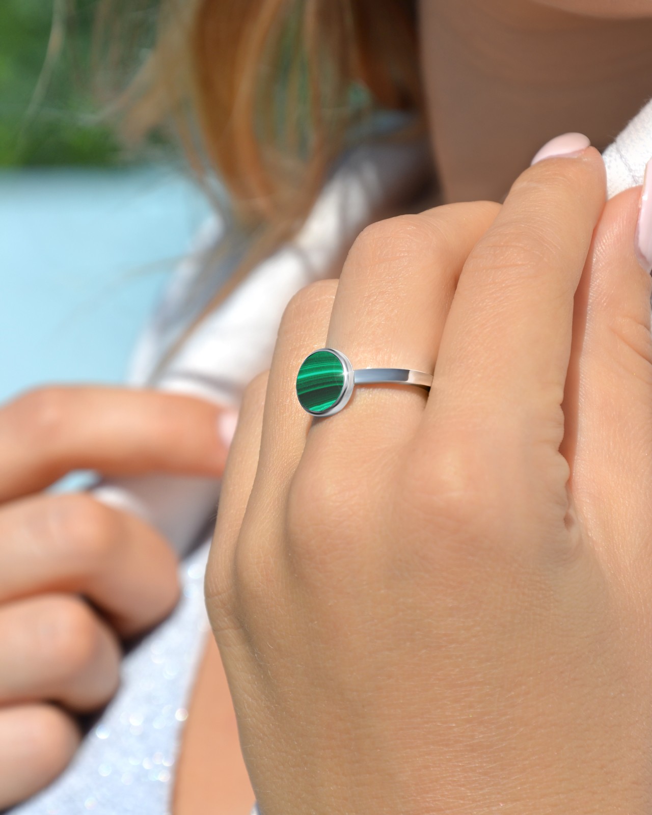 Ring Malachit Copanella