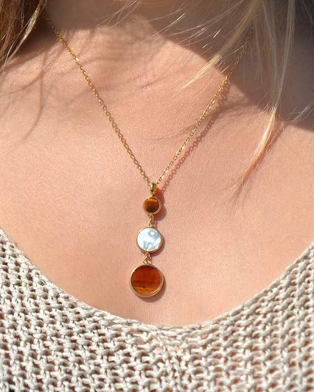 Anhänger  vergoldeter Edelstahl Levolinio