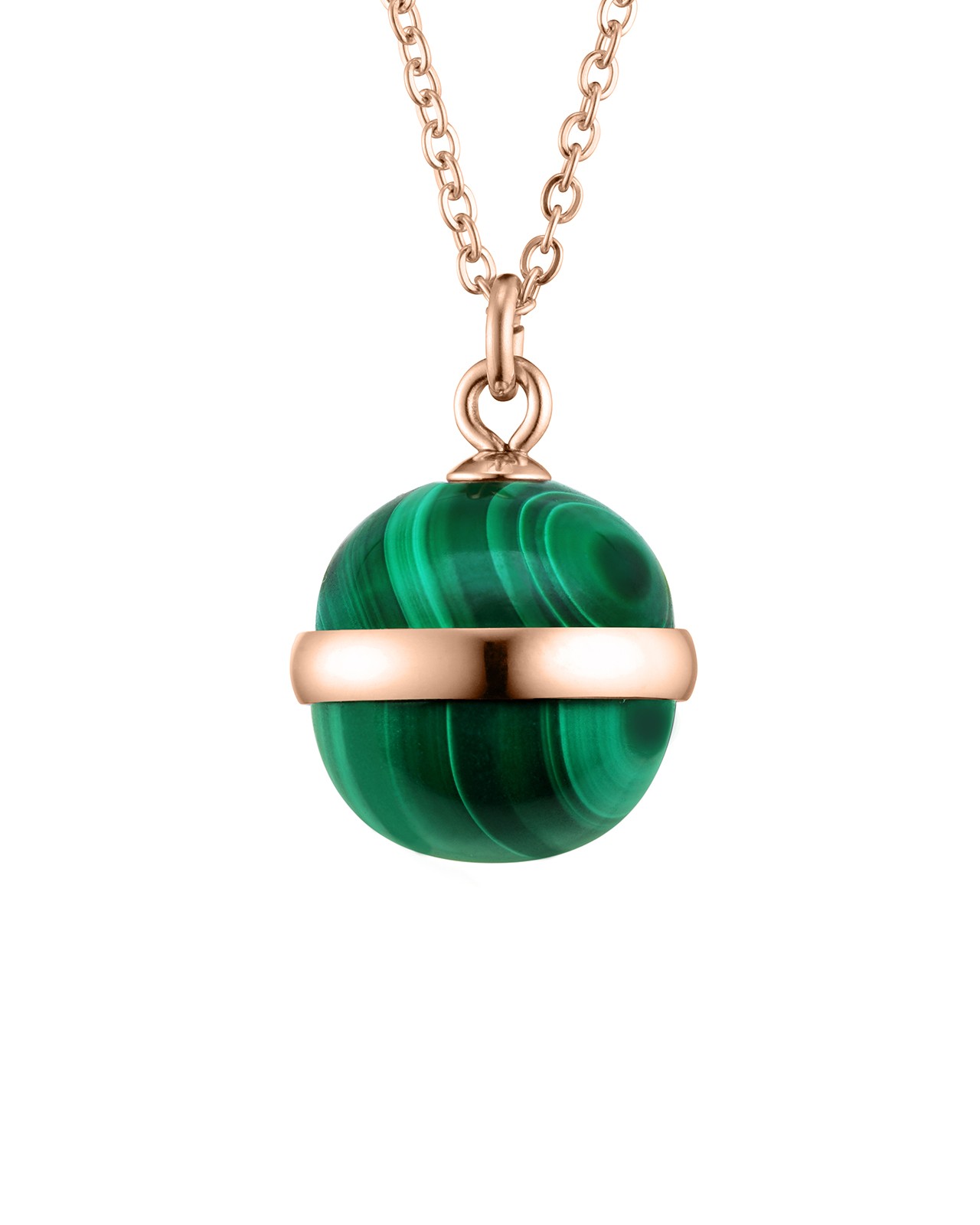 Packshot Anhänger  Gold rosafarbener Edelstahl Avellinio