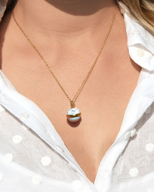 Lifestyle Anhänger  vergoldeter Edelstahl Celzinio