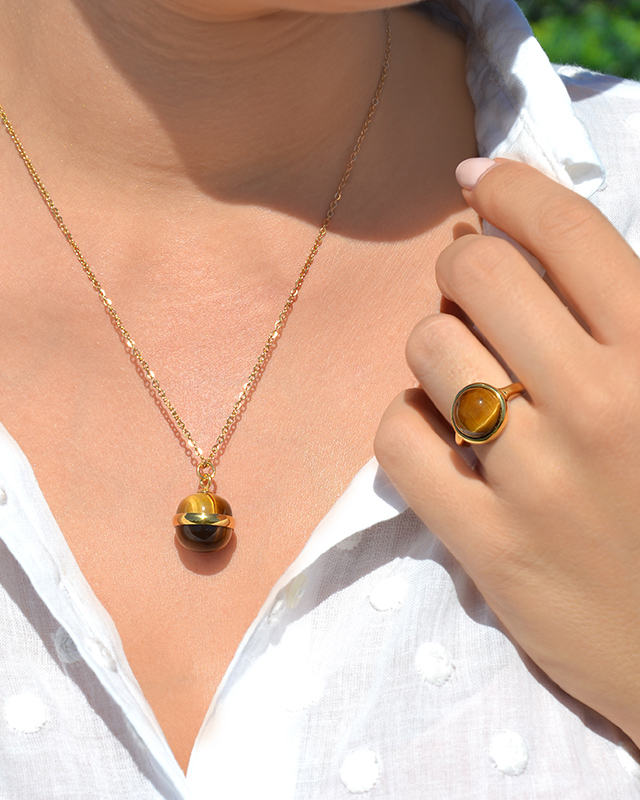 Lifestyle Ring  Auge des Tigers Lapia