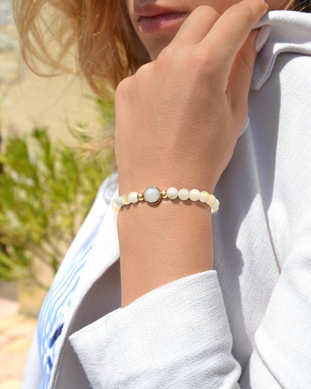 Armband Perlmutt Losani