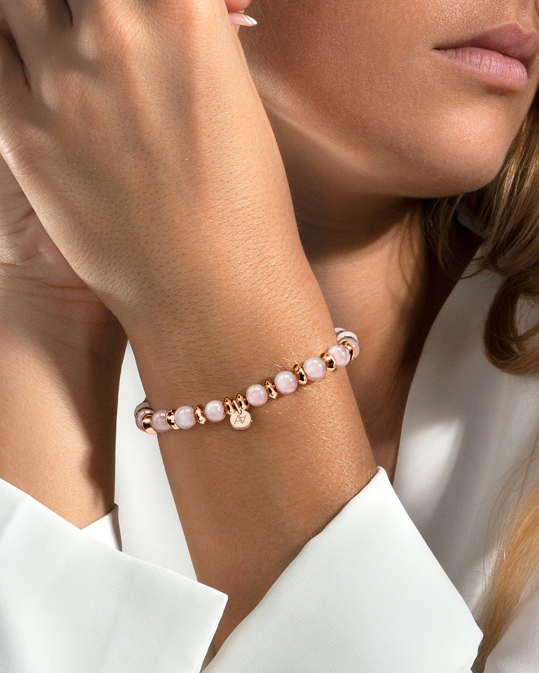 Armband Rosenquarz Comisso