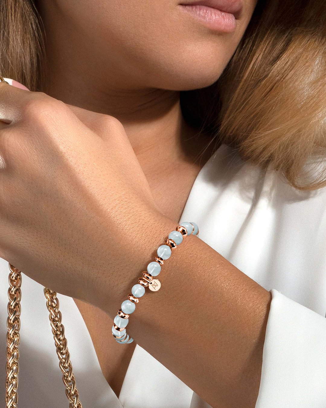 Armband Aquamarin Capria