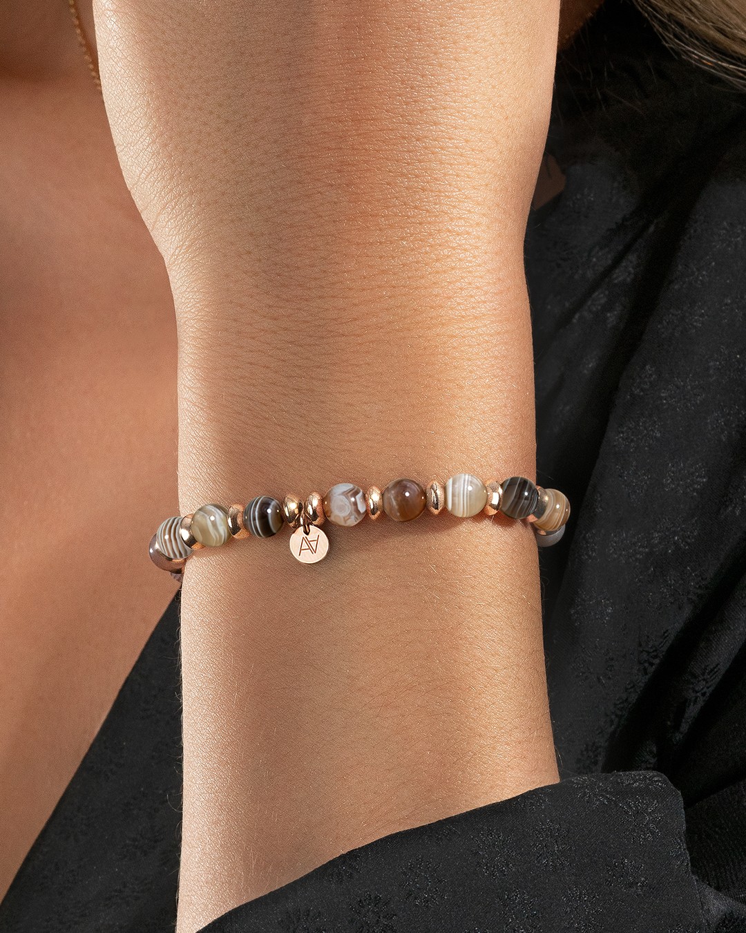 Armband Botswana Achatstein Avellino