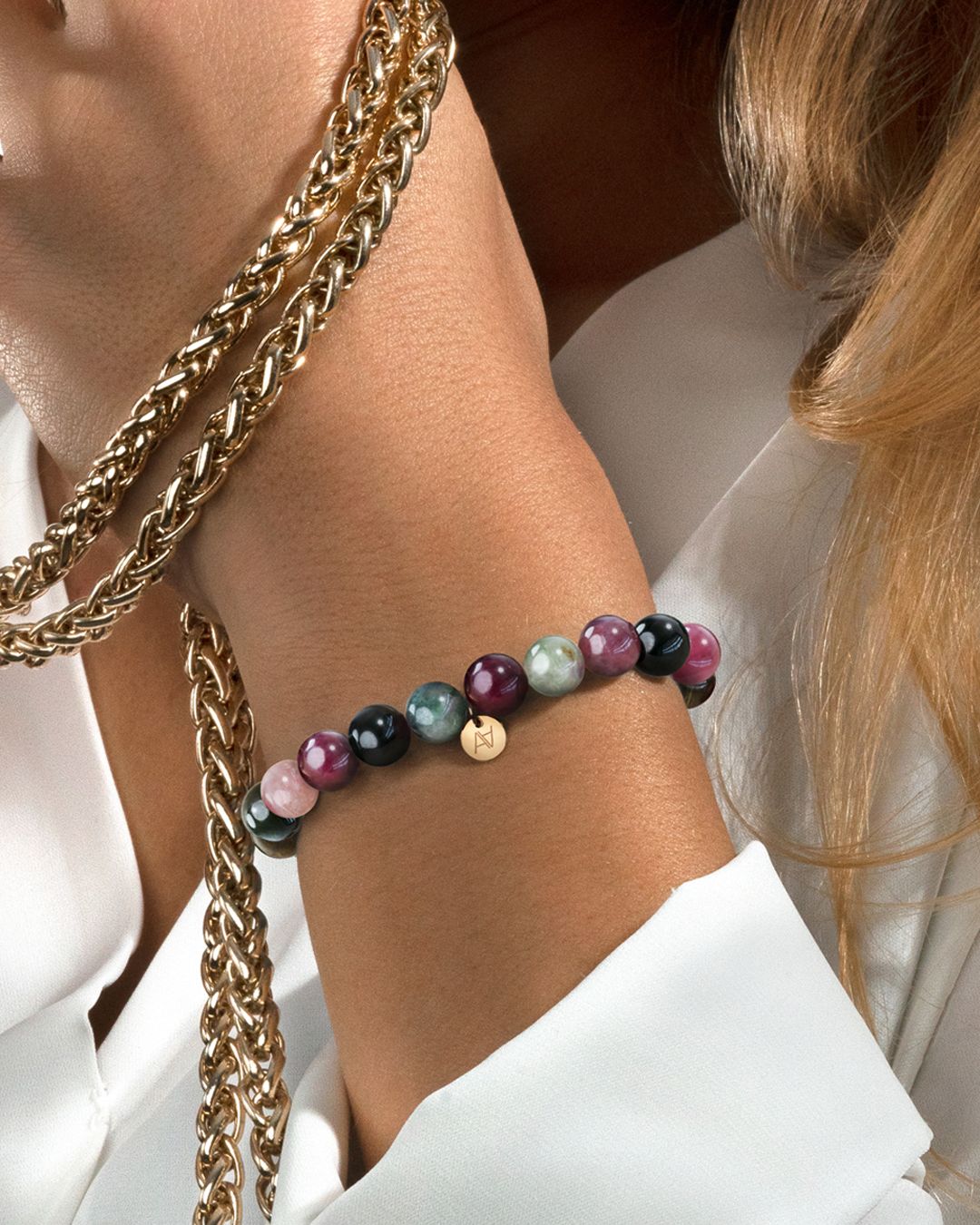 Armband Natursteine Parma