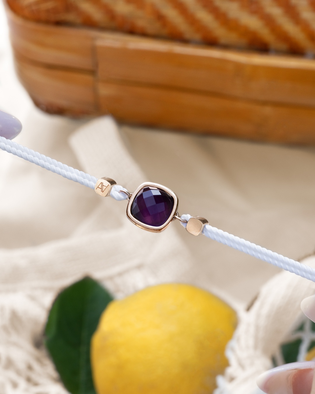 Armband Amethyst Scopelletta Oscuro