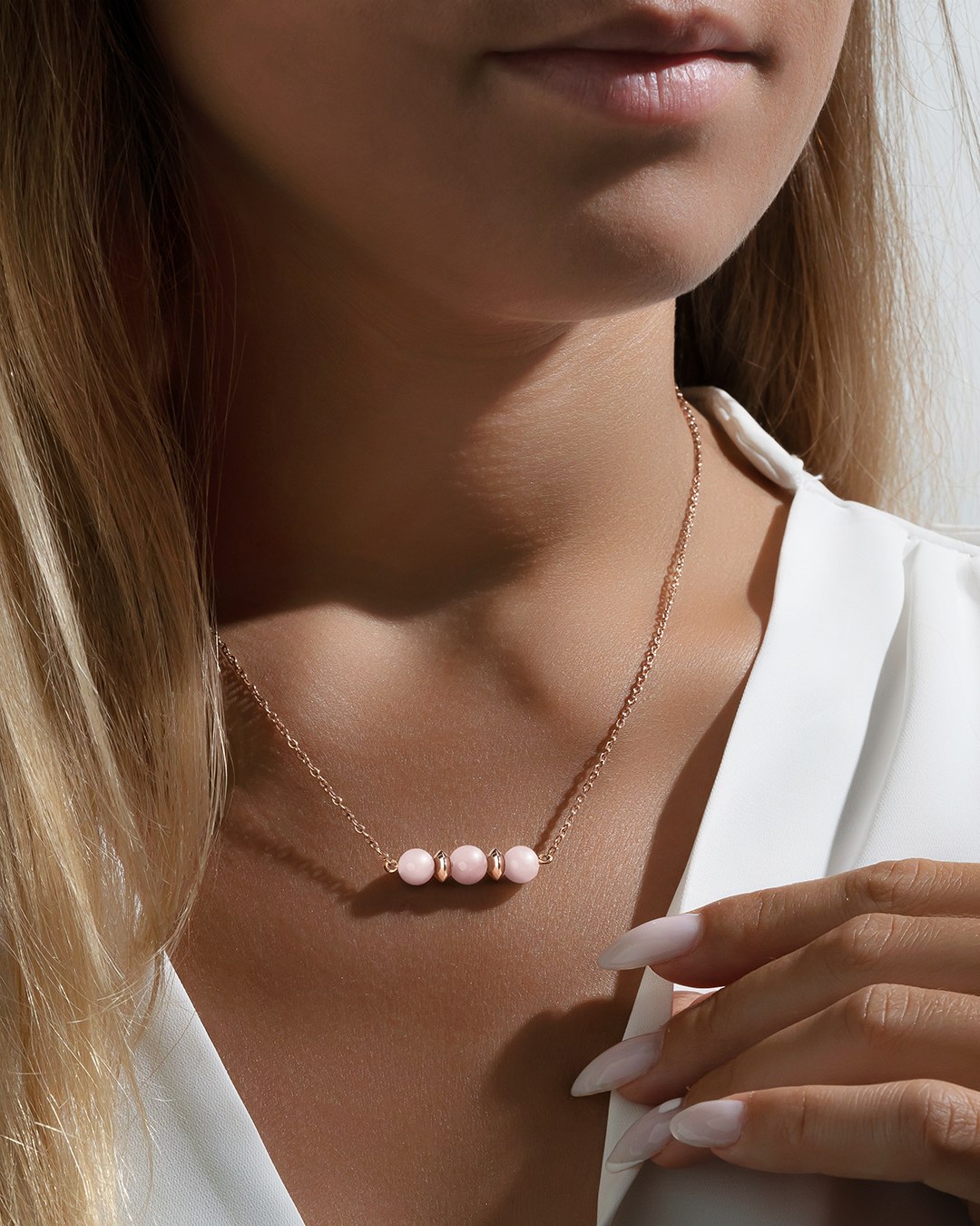 Anhänger Rosenquarz Comissina