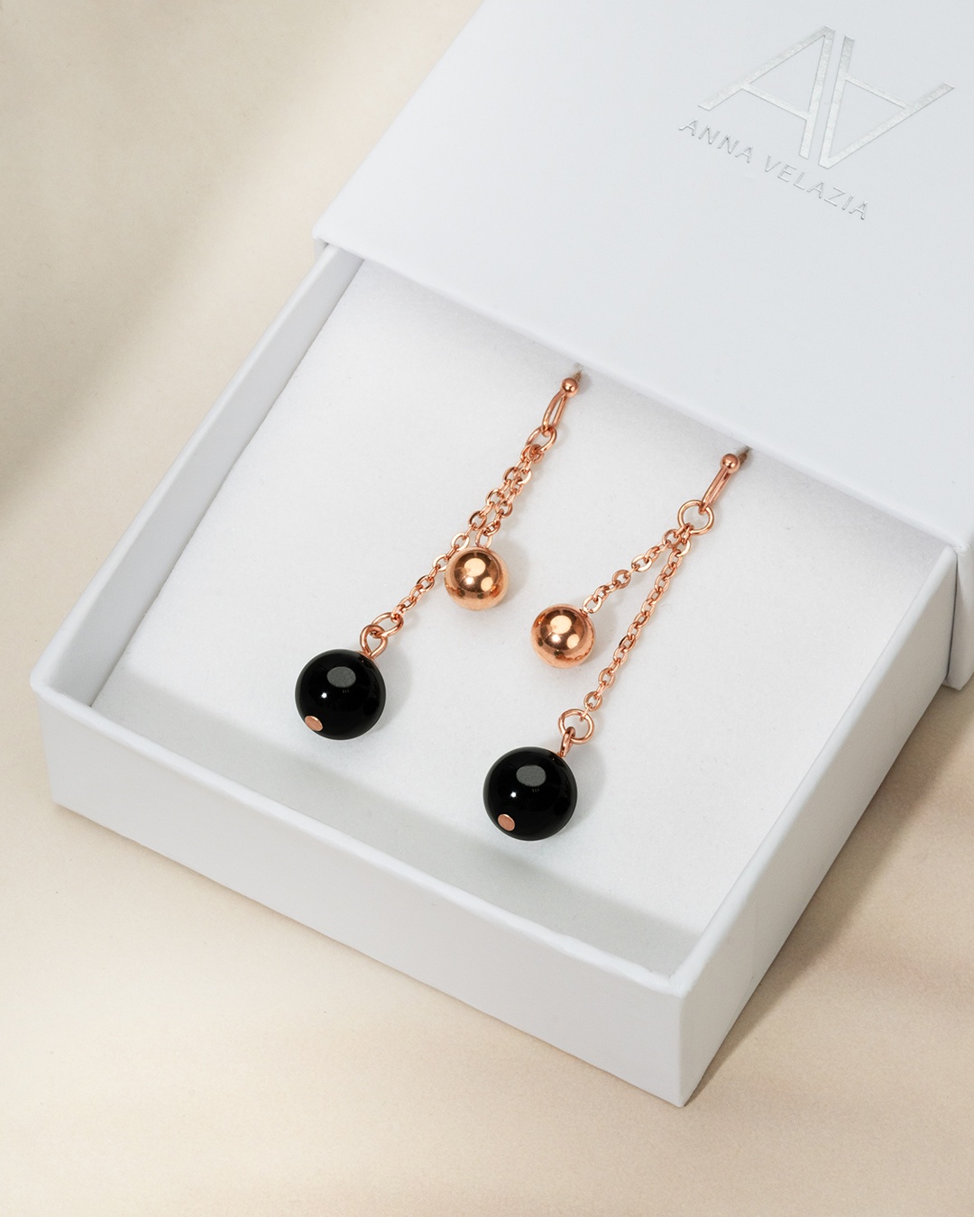 Ohrringe Schwarzer Turmalin Leonessi