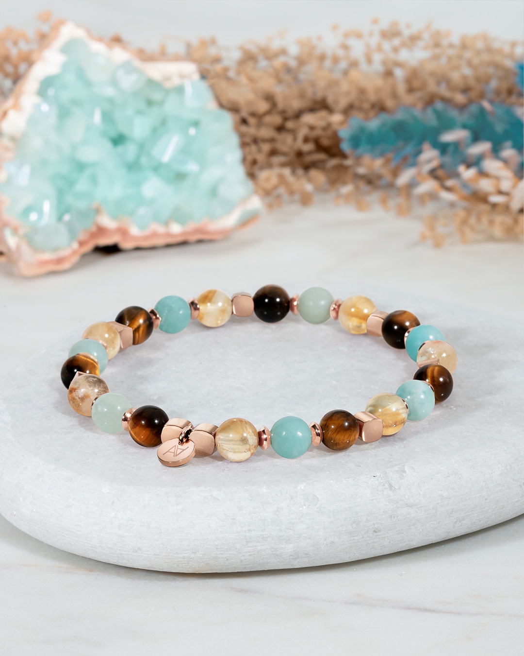 Armband Steinheilkunde Selbstvertrauen und innere Ruhe