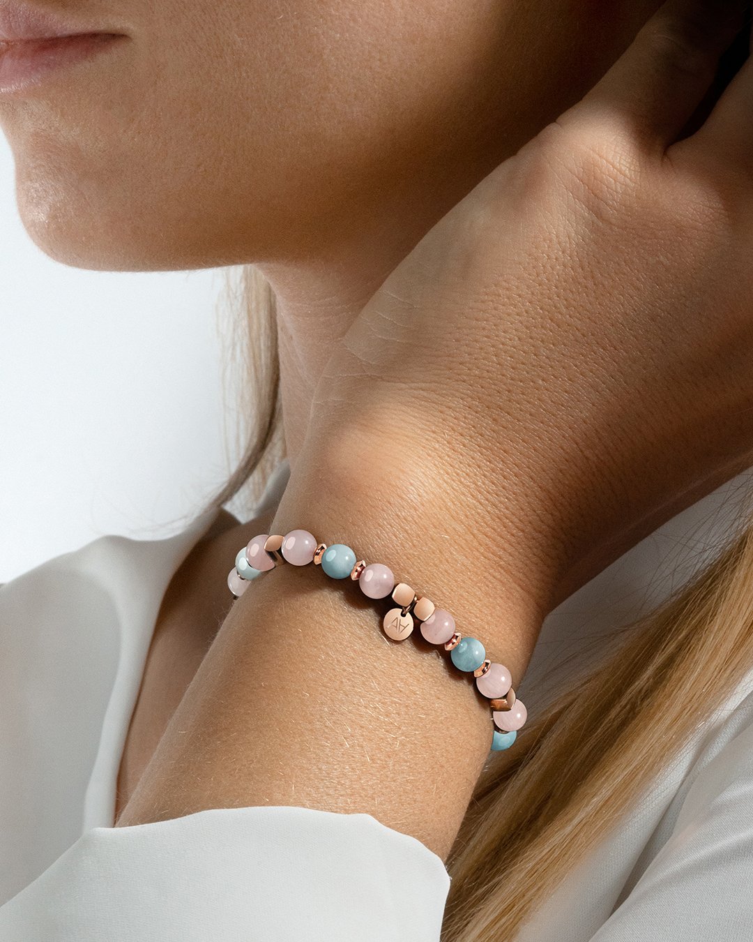 Armband Steinheilkunde Verschmelzende Liebe