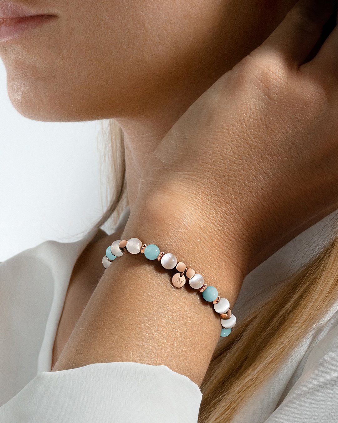 Armband Steinheilkunde Gelassenheit in Beziehungen