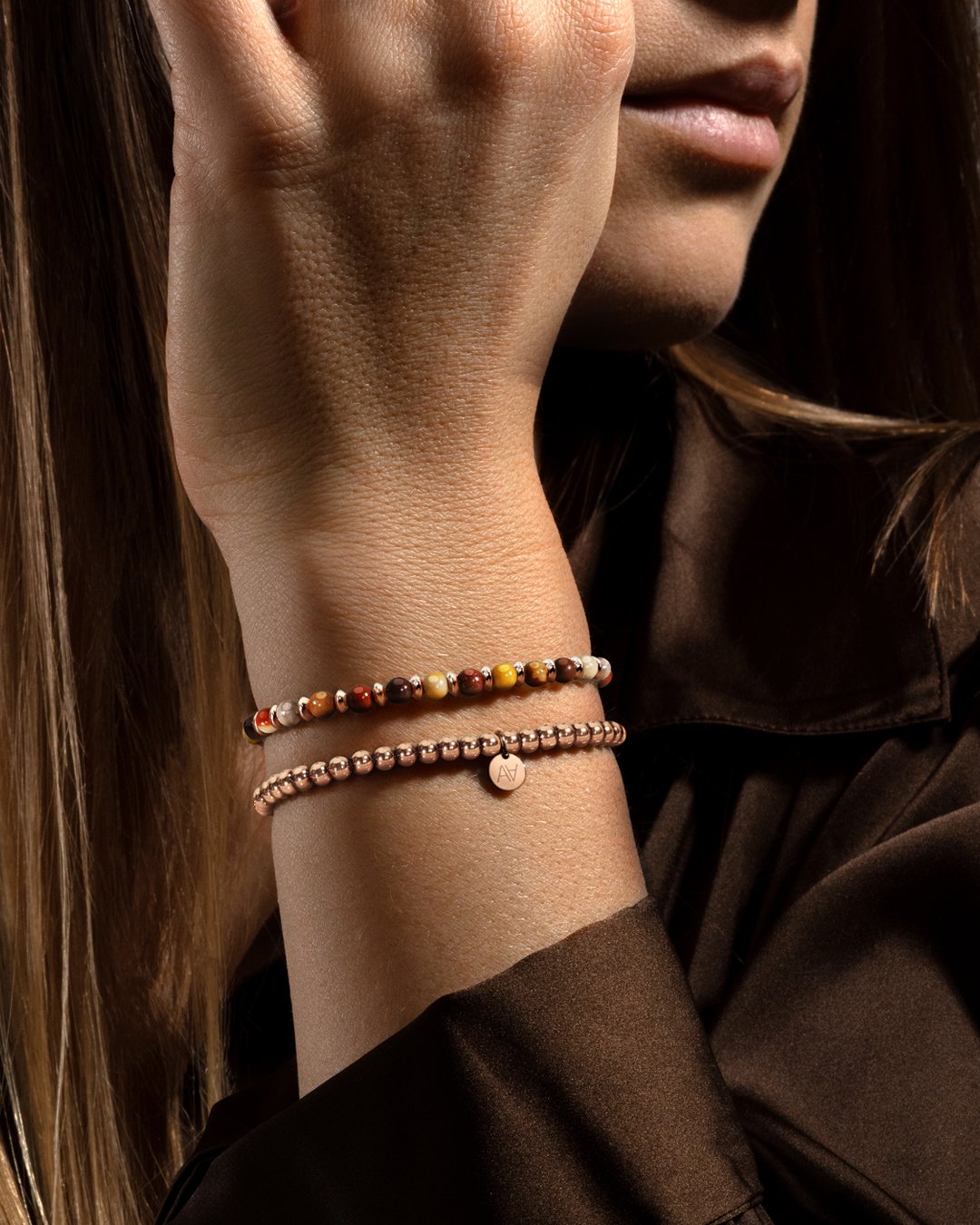 Armband Mokkaite-Japisstein Bellagito