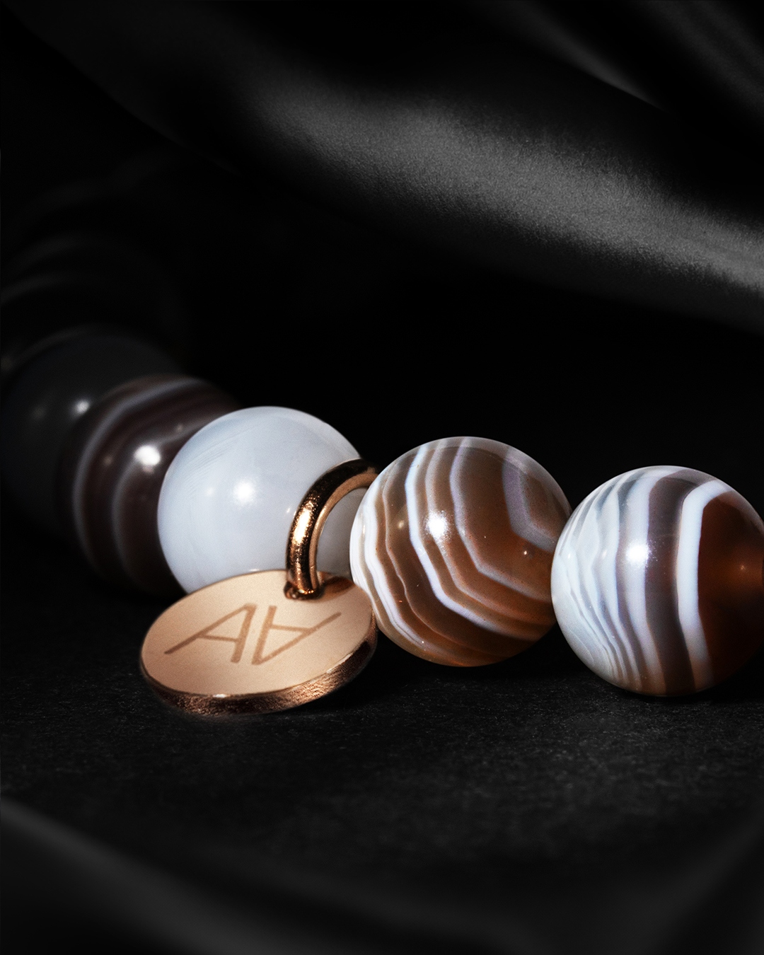 Armband Natursteine Avellinata