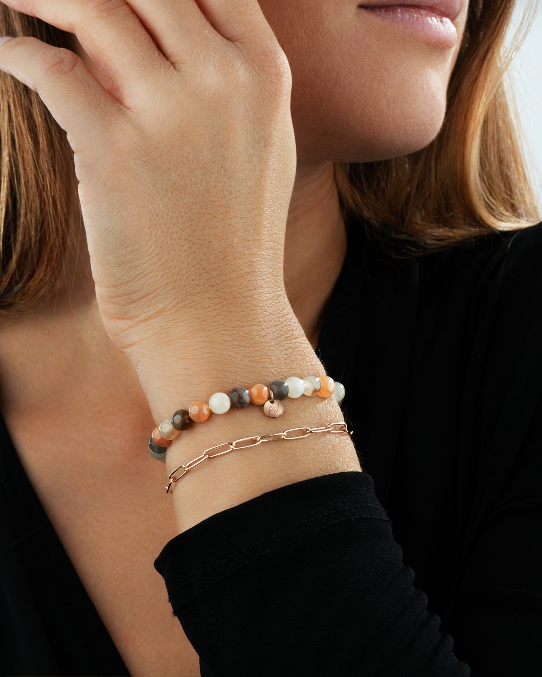 Armband Natursteine Monzanita