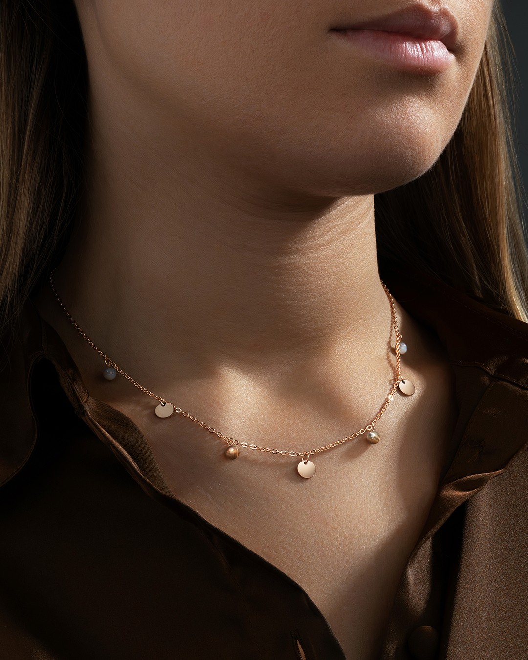 Anhänger Rosévergoldeter Edelstahl Avellinotto