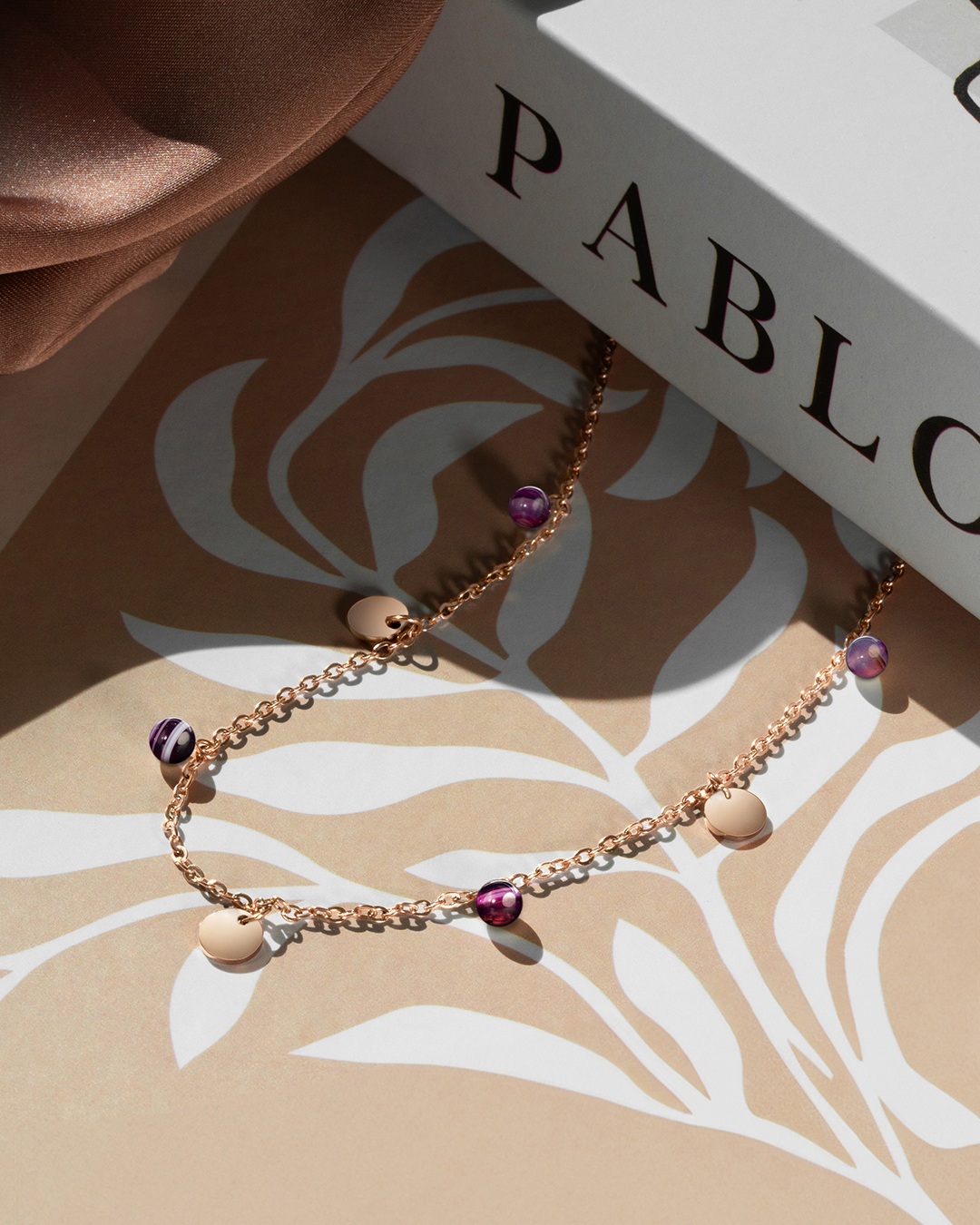 Packshot Anhänger Rosévergoldeter Edelstahl Calizzonotto