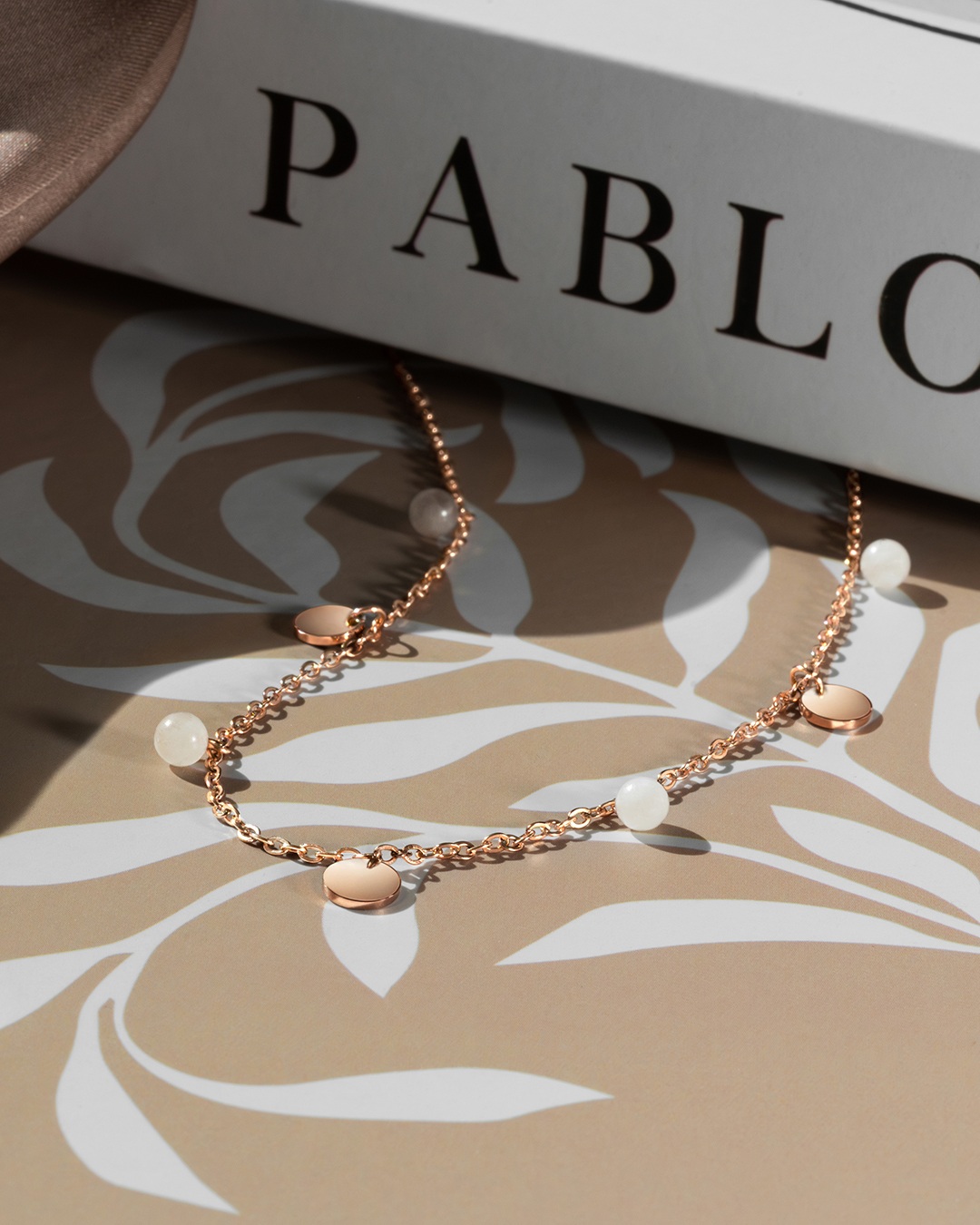 Packshot Anhänger Rosévergoldeter Edelstahl Millazinotto