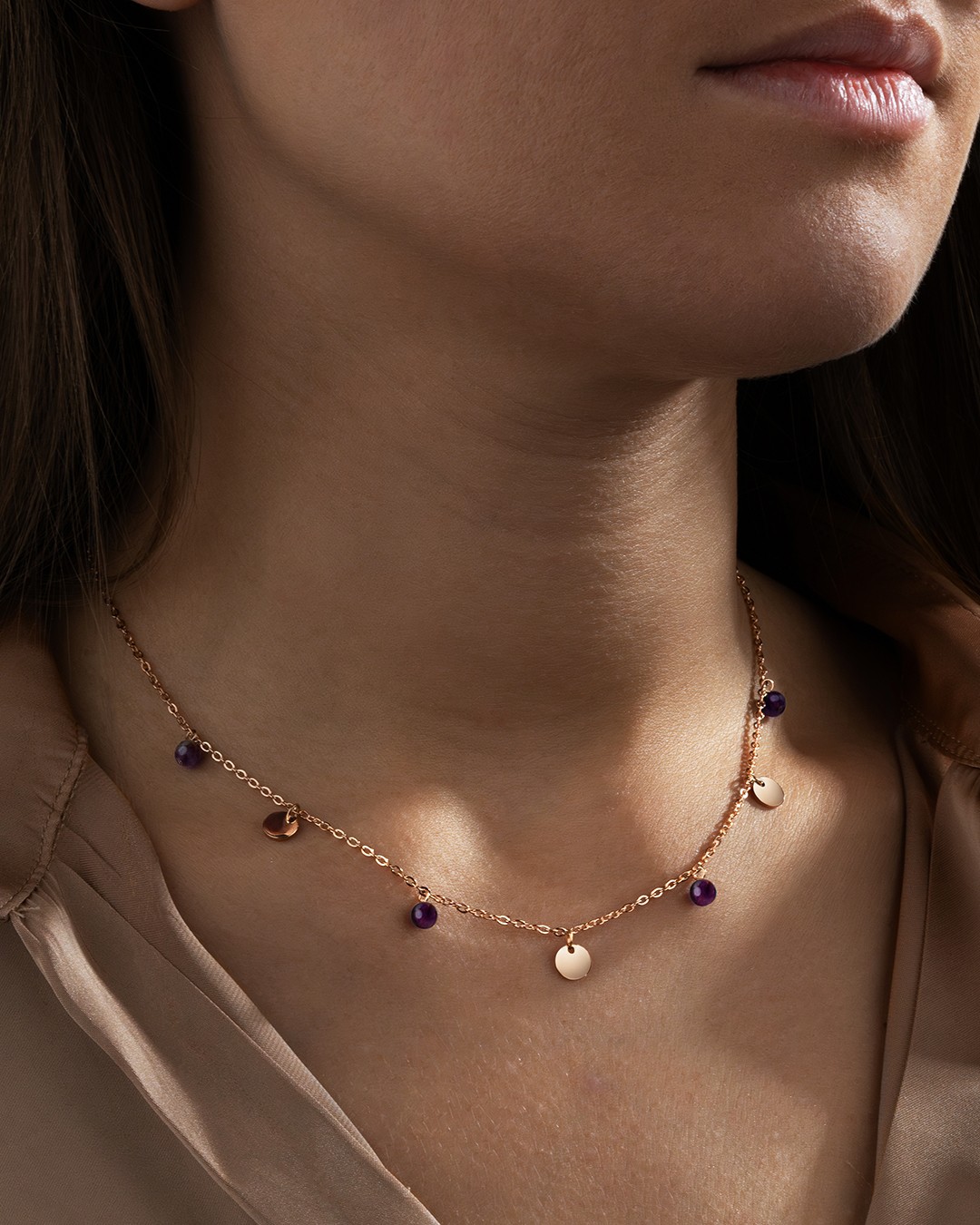 Anhänger Rosévergoldeter Edelstahl Scopellotto